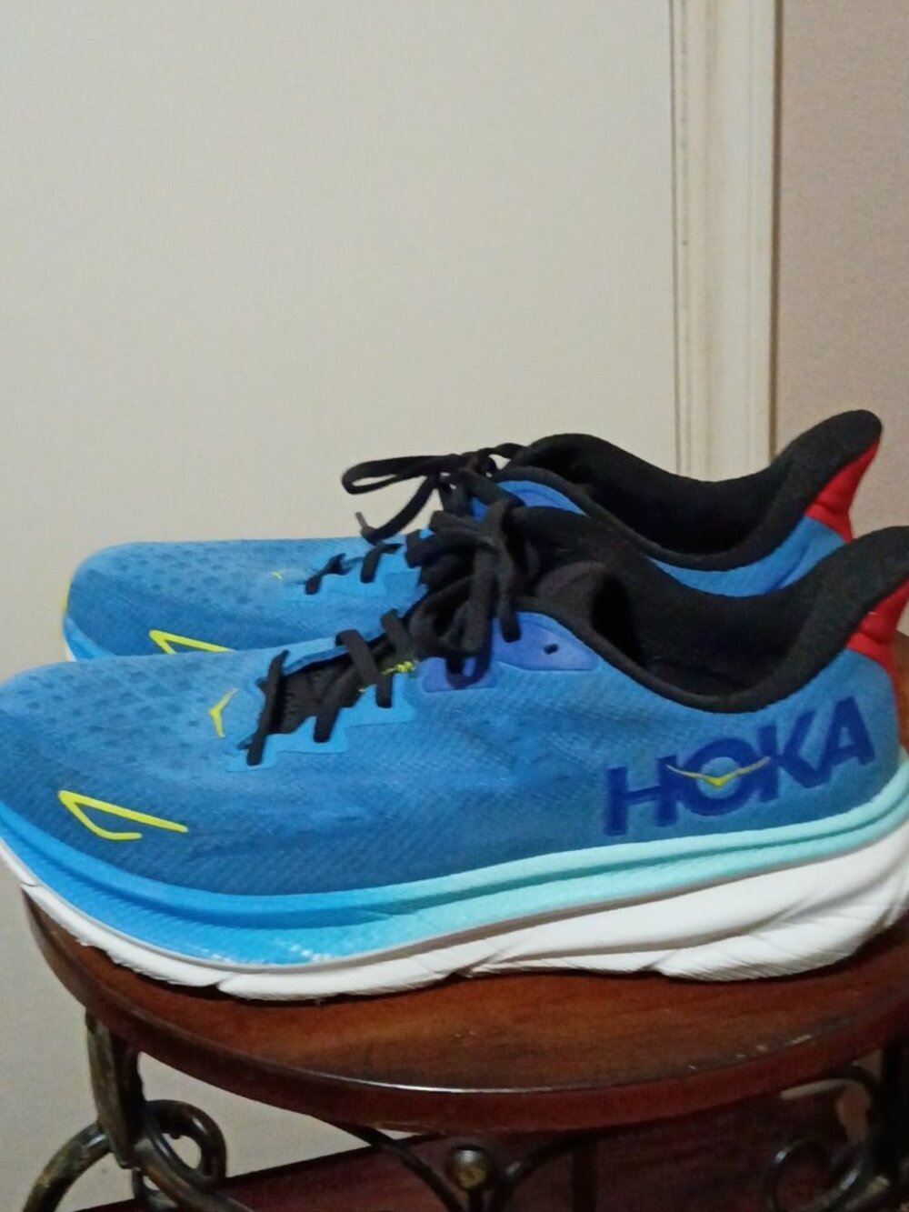 Hoka One One Clifton 9 Blue Cerise Running Shoes 1127895 VRTL Men’s Size 11.5D - Picture 10 of 14